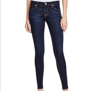 7 For All Mankind The Skinny Jean in Dark Indigo